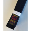 Tokaido Japanese Cotton Black Belt - 1.5"